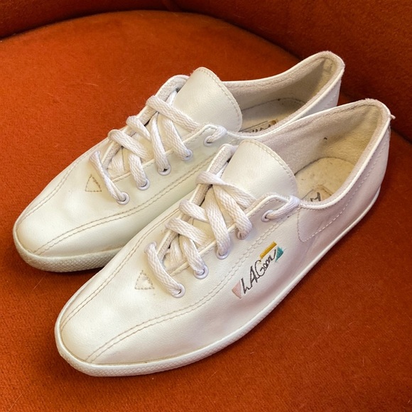 Vintage 1994 LA Gear Comfort Lace Up Shoe - size 5.5 - white - Picture 1 of 6